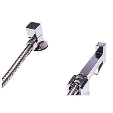 Imagem de Ducha Higiênica Banheiro Registro Metal Cromada 1/4 De Volta