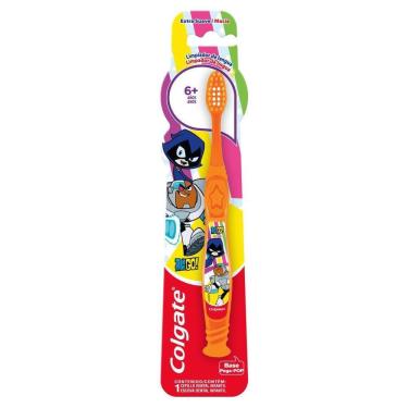 Imagem de Escova de Dente Infantil Colgate Smiles Teen Titans Go 6+ Anos