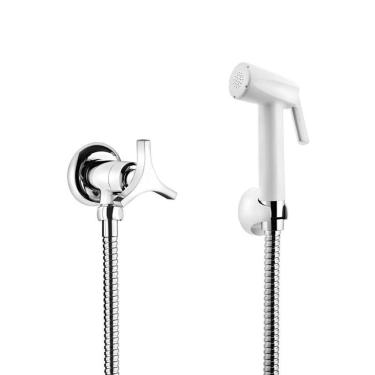 Imagem de Ducha Higiênica Lorenzetti Loren Trio 1984 C33 com Registro Branca