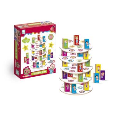 Imagem de Jogo Equilibra Baby CoComelon Madeira, Nig Brinquedos, 0508, Multicor