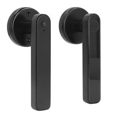Imagem de Asixxsix Smart Lock, fechadura com impressão digital maçaneta para celular app trava de maçaneta, senha sem chave de entrada, maçaneta de porta Bluetooth com carregamento USB com 2 chaves para apartamento em casa escritório em hotel
