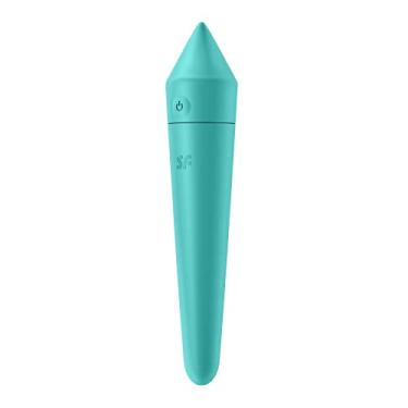 Imagem de Satisfyer Ultra Power Bullet 8 Vibrador de Bala com App Control - Estimulador do Clitóris, Massageador Pessoal - Portátil, Compatível com App Satisfyer, À Prova d'Àgua, Recarregável, 14cm (Turquesa)