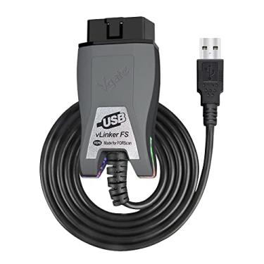 Imagem de Vgate vLinker FS OBD2 adaptador USB para interruptor automático FORScan HS/MS-CAN