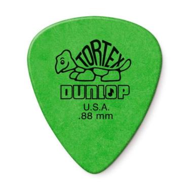 Imagem de Palheta Dunlop Tortex 0.88mm Verde 12 Unidades 418P.88