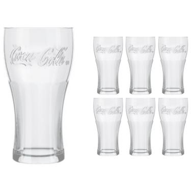 Imagem de Copo Coca-Cola Contour De Vidro 300ML Nadir Figueiredo 6Un