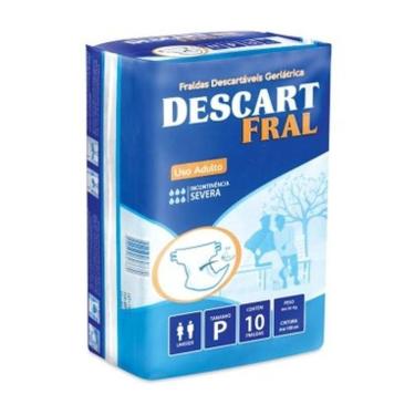 Imagem de Fralda Geriatrica Descartavel Descart Fral P C/10 Un 