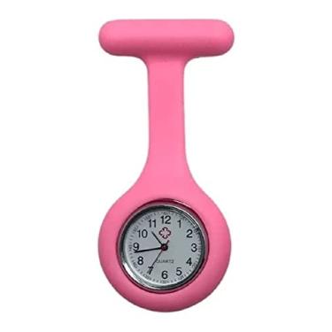 Imagem de Relógio Lapela De Jaleco Ou Bolso Original Bioland (Rosa)