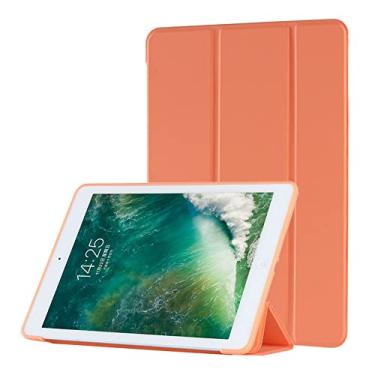 Imagem de Capa protetora inteligente com suporte ultrafino para iPad Pro12.9 Pro11 Pro10.5 Pro9.7 iPad 10.9 Ipad Mini 1 2 3 4 5 6 Ipad 5 6 6 iPad 5 6 (iPad 9.7, laranja)