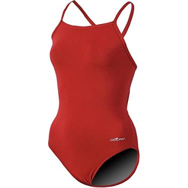 Imagem de Dolfin Women's Reliance Solid V-Back ONE-Piece Swimsuit
