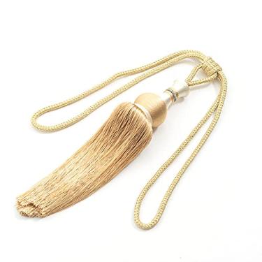 Imagem de Suportes de cortina Cortina de bola de vaso amarra cortina de borla de alta precisão acessórios de cortina de bola amarrada, T6,4 pcs