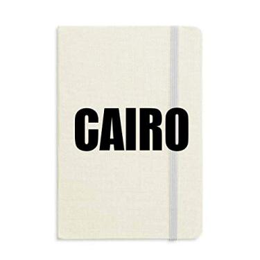 Imagem de Caderno Cairo Egito Cidade Caderno Capa Rígida Clássico Diário A5 Presente