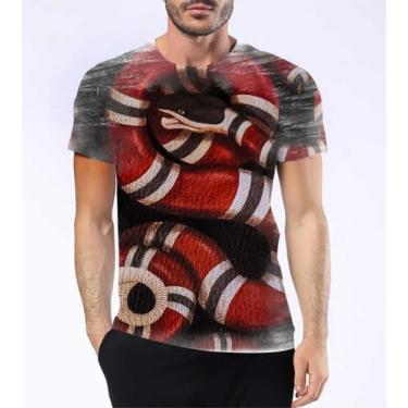 Imagem de Camiseta Camisa Cobra Coral Verdadeira Serpente Venenosa 7 - Estilo Kr
