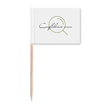 Imagem de Marcador de palito de dente Ambiguous Contrary Trust Deception Topper Decoração de festa