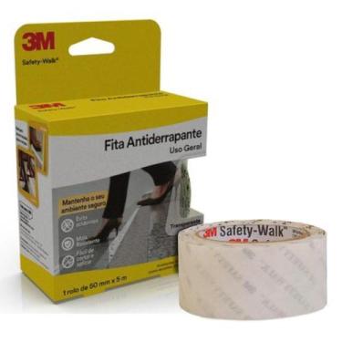 Imagem de Fita Antiderrapante 50mm X 5M Transparente Safety Walk H0001912460 3M