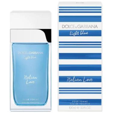Imagem de Perfume Feminino Light Blue Italian Love Edt 100 Ml + 1 Amostra De Fra