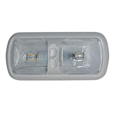 Imagem de Diamond Group by Valterra Products DG72406VP Eurostyle Luz LED de cúpula dupla, branco brilhante, padrão