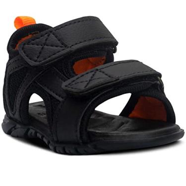 Imagem de Papete Infantil Menino Sandália Bebê Leve Calce Fácil 15.02 (Preto, BR, Criança de 1 a 3 anos, Numérico, 21)