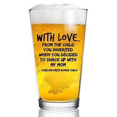 Imagem de Copo de cerveja para presente para pai bônus - A criança que você herdeou - ideia de presente para padrastos - melhor presente de padrasto - presente de dia dos pais - presente de aniversário divertido para padrasto de padrasto