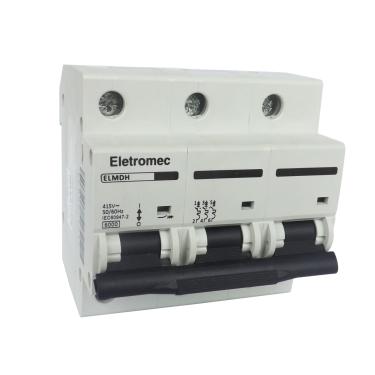 Imagem de Disjuntor Tripolar ELMDH Curva C – Eletromec | 80A ELMDH-3C80