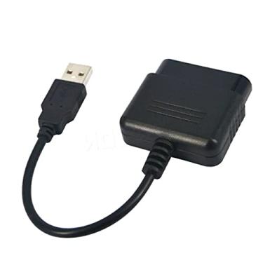 Imagem de Cabo conversor adaptador USB para controle de jogos para PS2 para acessórios de videogame de PC PS3
