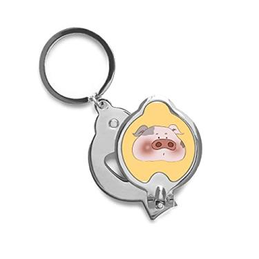 Imagem de Tesoura de cortar unhas de dedo da Loveliness Animation Pigsy Cortador de aço inoxidável