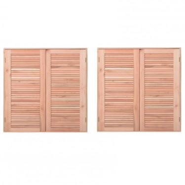 Imagem de Kit 2 Janela Guilhotina Com Ferragem Je821 100cmx100cmx12cm Esel Natural