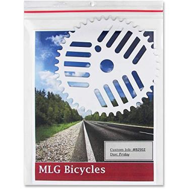 Imagem de C-Line Suporte de bilhete industrial Vinyl Zip Shop, SHP TKT, ZIP, 9X12 F5D8073 (pacote com 2)