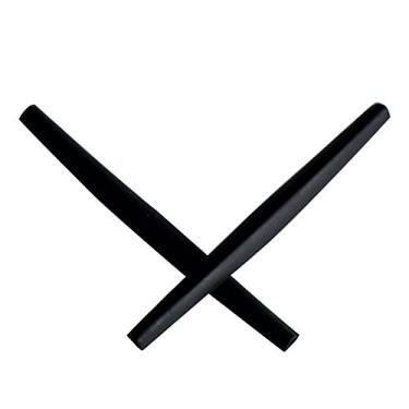 Imagem de Mryok Meias auriculares de substituição para óculos de sol Oakley Whisker/Square Whisker/Juliet/Big Square Wire/A Wire - Opções, Preto, One Size