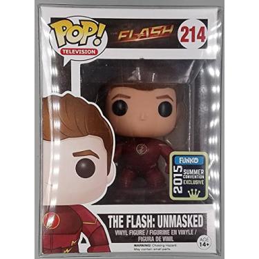 Imagem de Funko Pop! Television #214 The Flash Unmasked Flash (2015 SDCC Exclusive)