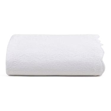 Imagem de Colcha Piquet Jacquard Capela - 100% Algodão Branco Capela - King 2,80x2,50m - Tognato