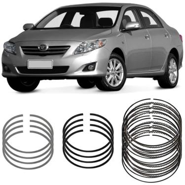 Imagem de Jogo Anel Segmento STD Toyota Corolla 1.8 2001 a 2011 Metal Leve