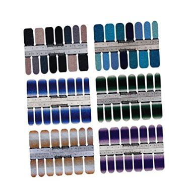 Imagem de DOITOOL Adesivos 6 Unidades solteiro surpresa decoração de surprise charming Único criativo fashion adesivo decalques de unhas decalque de unhas manicure aplique