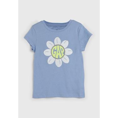 Imagem de Infantil - Camiseta GAP Logo Azul GAP 602478 menina