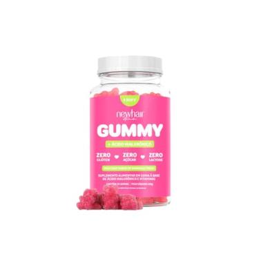 Imagem de New Hair Gummy Morango - Vitamina em Goma para Cabelos e Unhas