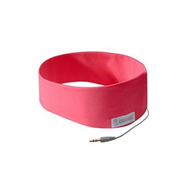 Imagem de AcousticSheep SleepPhones Classic | Fones de ouvido com fio para dormir, viajar e muito mais | Os fones de ouvido originais e mais confortáveis para dormir | Rosa pôr do sol - Tecido brisa (tamanho M)