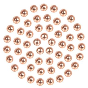 Imagem de MUUNN 150 peças de 1,5 a 6,4 mm de tungstênio com ranhuras para amarrar mosca multicoloridas contas de tungstênio galvanizadas