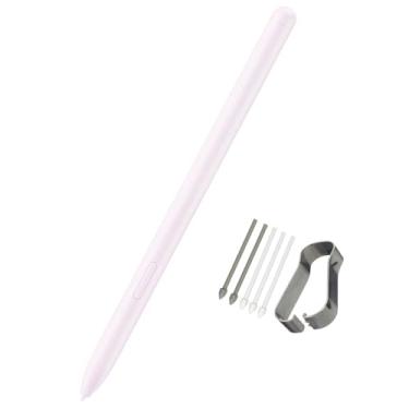 Imagem de HQB-STAR Caneta de reposição para Galaxy Tab S9 FE S para Samsung Galaxy Tab S9 FE S9 FE Plus + 5 pontas grátis para Samsung Galaxy Tab S9 FE Stylus S Pen (lavanda)