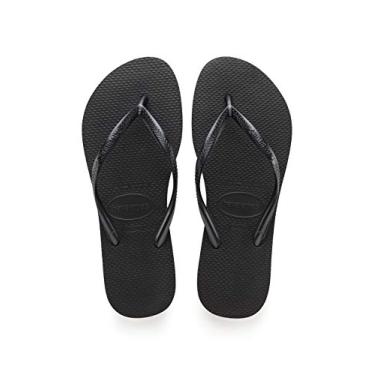 Imagem de Chinelo, Havaianas, Slim, Feminino, Preto, 37/38