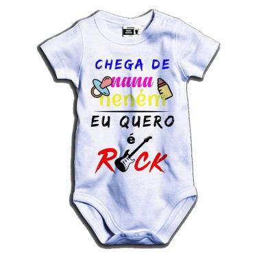 Imagem de Body de bebê chega de nana neném