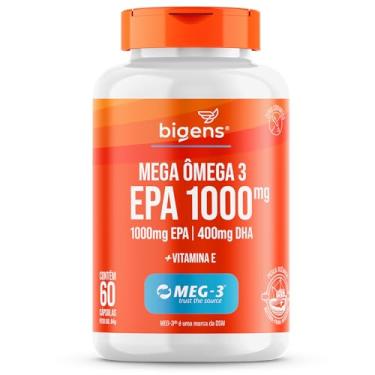 Imagem de Mega Omega 3, EPA 1000mg - DHA 400mg, com vitamina E, Certificado Meg-3, 60 cápsulas, Biogens (UNIDADE)