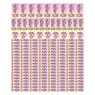 Imagem de Adesivo Etiqueta Escolar Personalizado Vinil Princesa 175UN