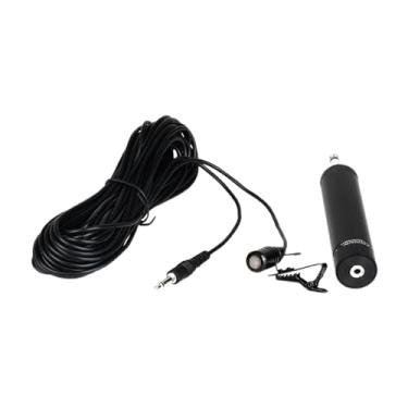 Imagem de Generic Microfone condensador saxofone microfone gravação condensador microfone redução de ruído portátil com clipe para guitarras trompete, Cabo de 33 pés