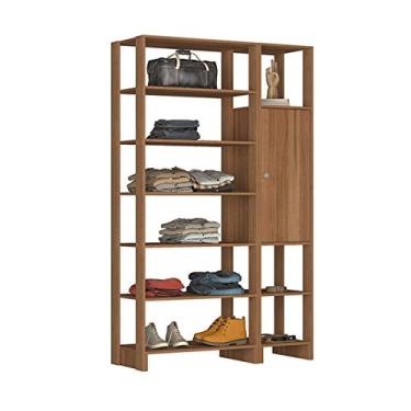 Imagem de Guarda Roupa Closet 01 Porta 09 Nichos Yes EY103.107 Montana Nova Mobile