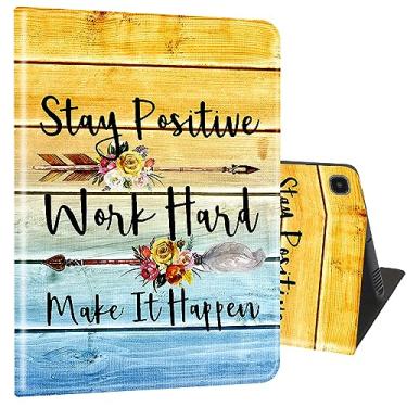 Imagem de Capa para Samsung Galaxy Tab S6 Lite 10,4 polegadas 2022/2020 (SM-P610/P613/P615/P619), capa de corpo inteiro com suporte multi-ângulo ultrafino com função de despertar/hibernar - Quadro colorido