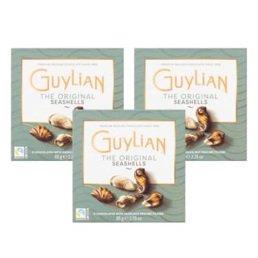 Imagem de 3 Caixas de Chocolate Belga Guylian Bombom Pralinê Original Caixa 65g