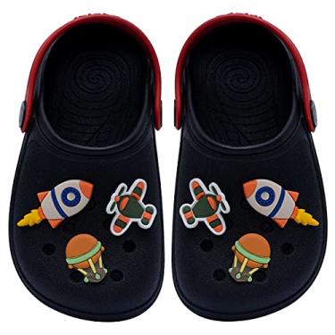 Imagem de Sandalia Babuche Moda Infantil Nº 19 ao 36 Chinelo Menino Calce Fácil 12.18 (Preto, BR, Criança de 4 a 8 anos, Numérico, 30)