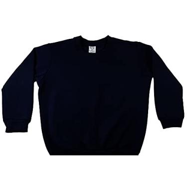 Imagem de Blusa de Moletom Infantil, Baby Deluxe, Azul Marinho, 14 Anos