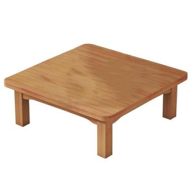 Imagem de Mesa de centro descolada, mesa de chá e meditação japonesa, mesa de altar, mesa de tatame para laptop, mesa de piquenique baixa portátil, para sentar no chão