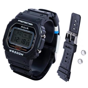Imagem de Relógio Digital Aqua GP-519 Pulseira Pilha Extra-Masculino