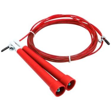 Imagem de Corda De Pular Jump Rope Funcional Fit Aço 3 Metros Super Speed Treino